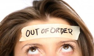 out of order