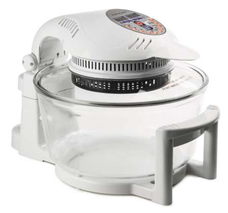 vonshef halogen oven air fryer with hinged lid