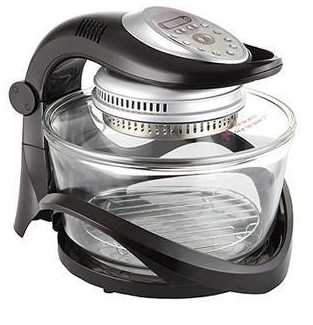 vonshef halogen oven air fryer with hinged lid