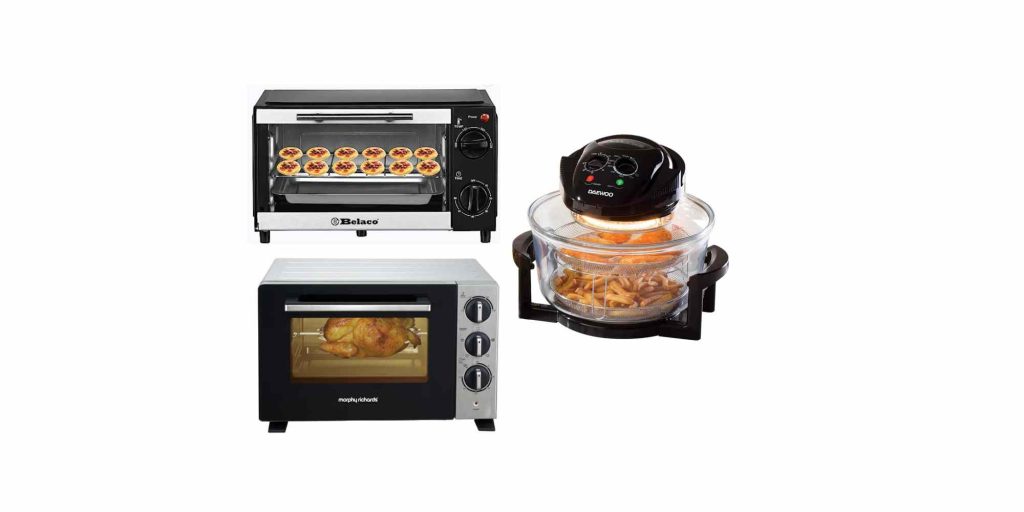 Toaster Ovens from Belaco £35 and Morphy Richards £120 Or Halogen Oven from Daewoo £39